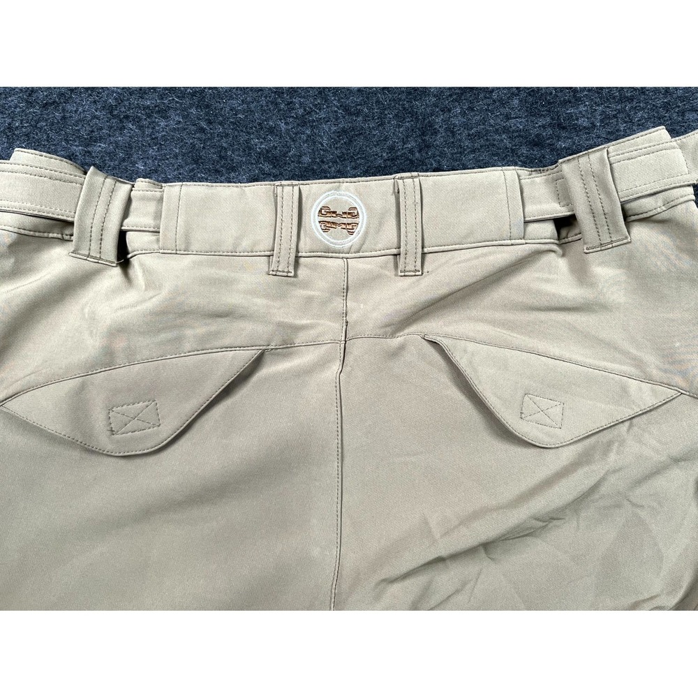 Girls With Guns Bootcut Cargo Pants Womens Medium Beige Stretch Hiking Outdoor - Picture 9 of 10
